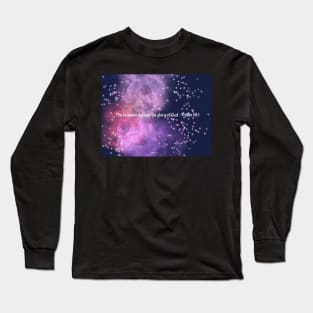 Psalm 19:1, Nebula 1 Long Sleeve T-Shirt